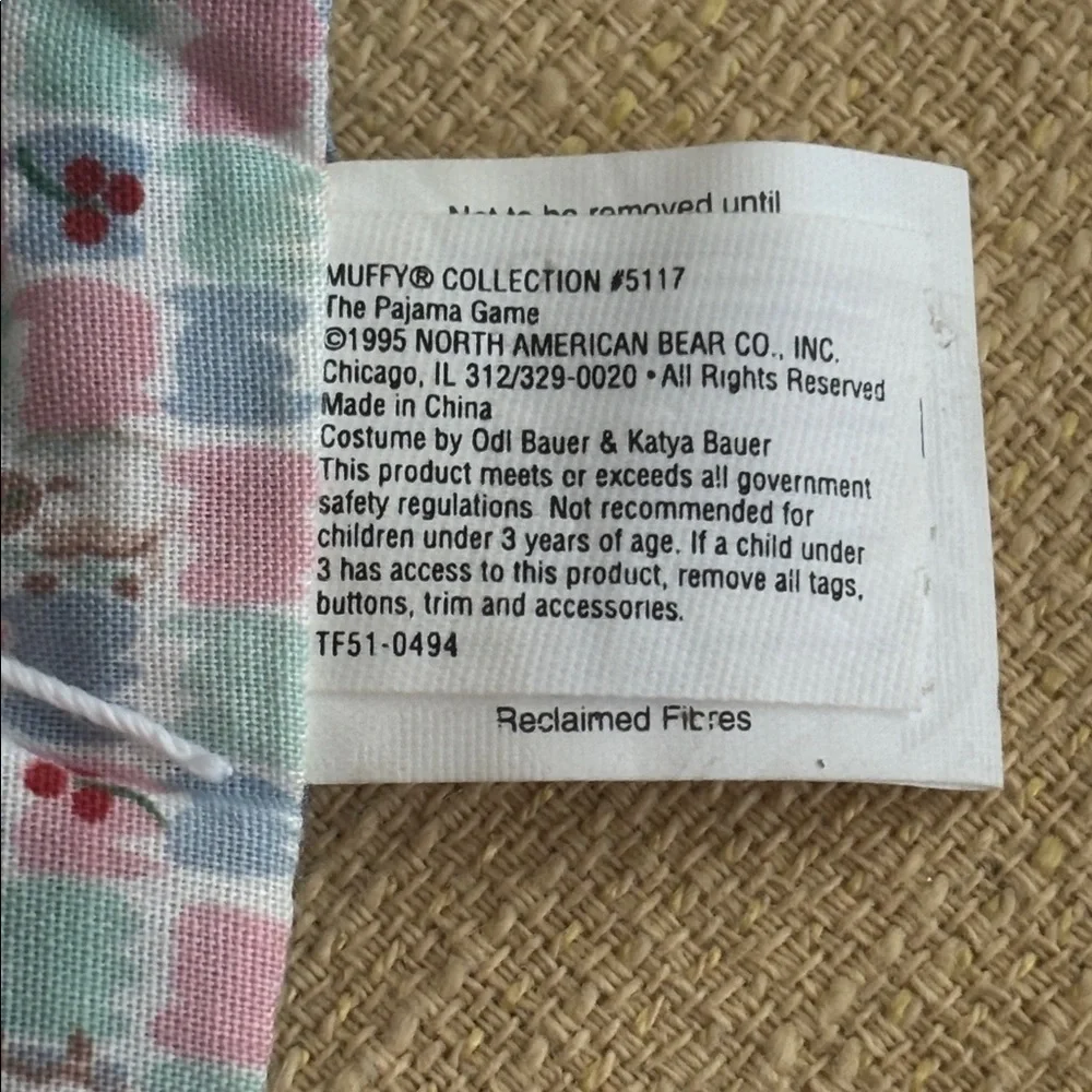 Muffy VanderBear The Pajama Game Muffy’s Quilt